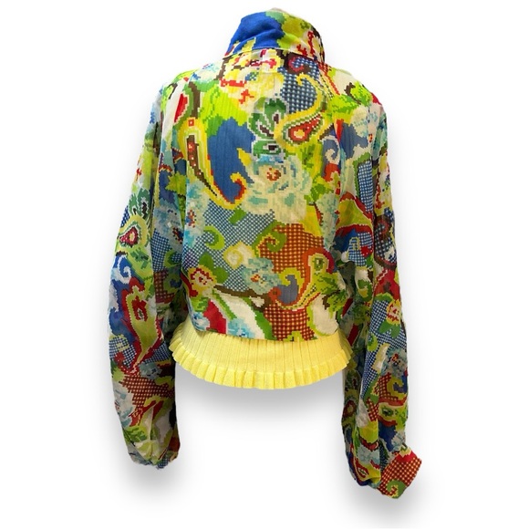 Vintage JH MIAMI Jack Hartley 60s 70s PSYCHEDELIC Tie front top RESORT hippie - Picture 4 of 9